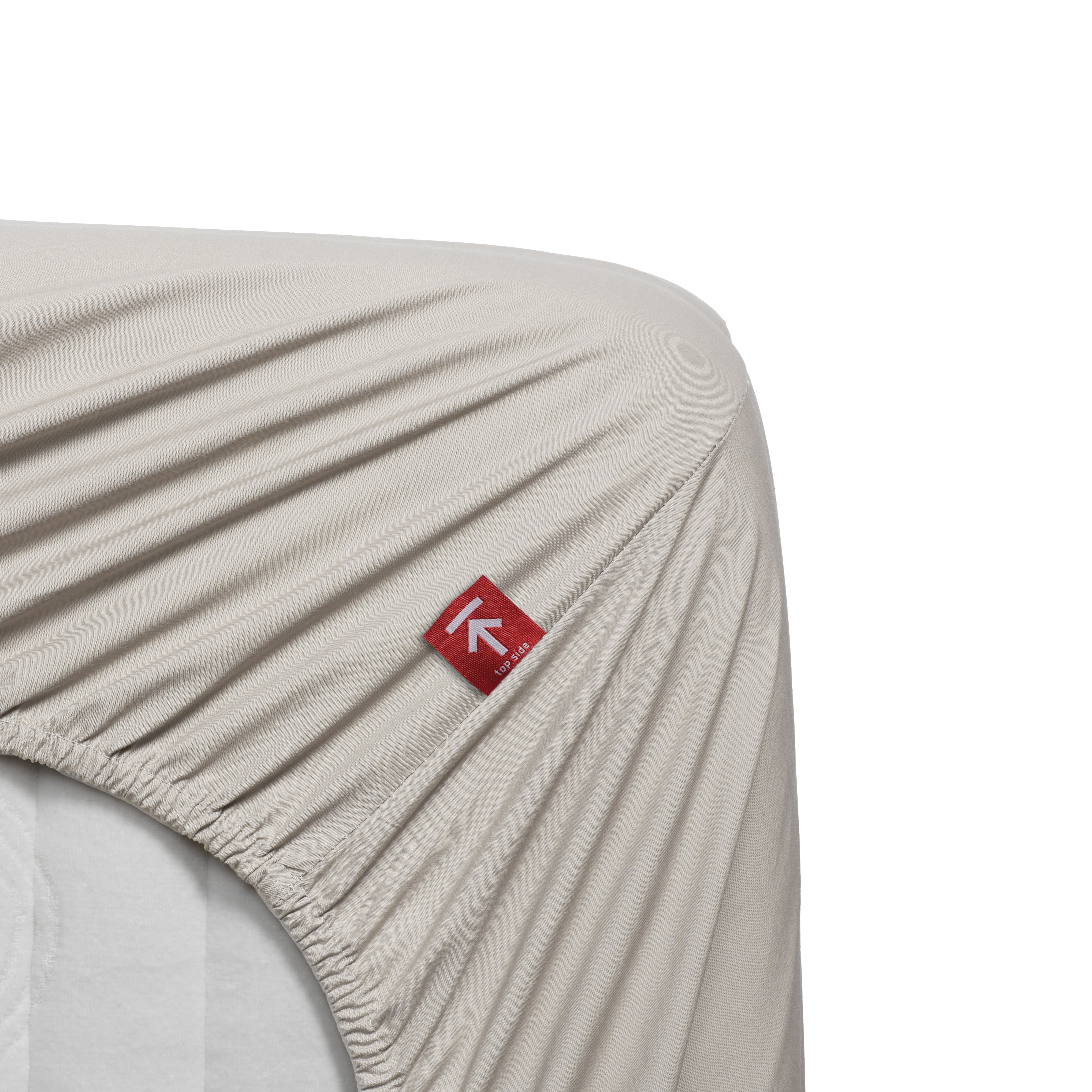 Beddinghouse - Percale katoen - Hoeslaken - 160x200 cm - Naturel