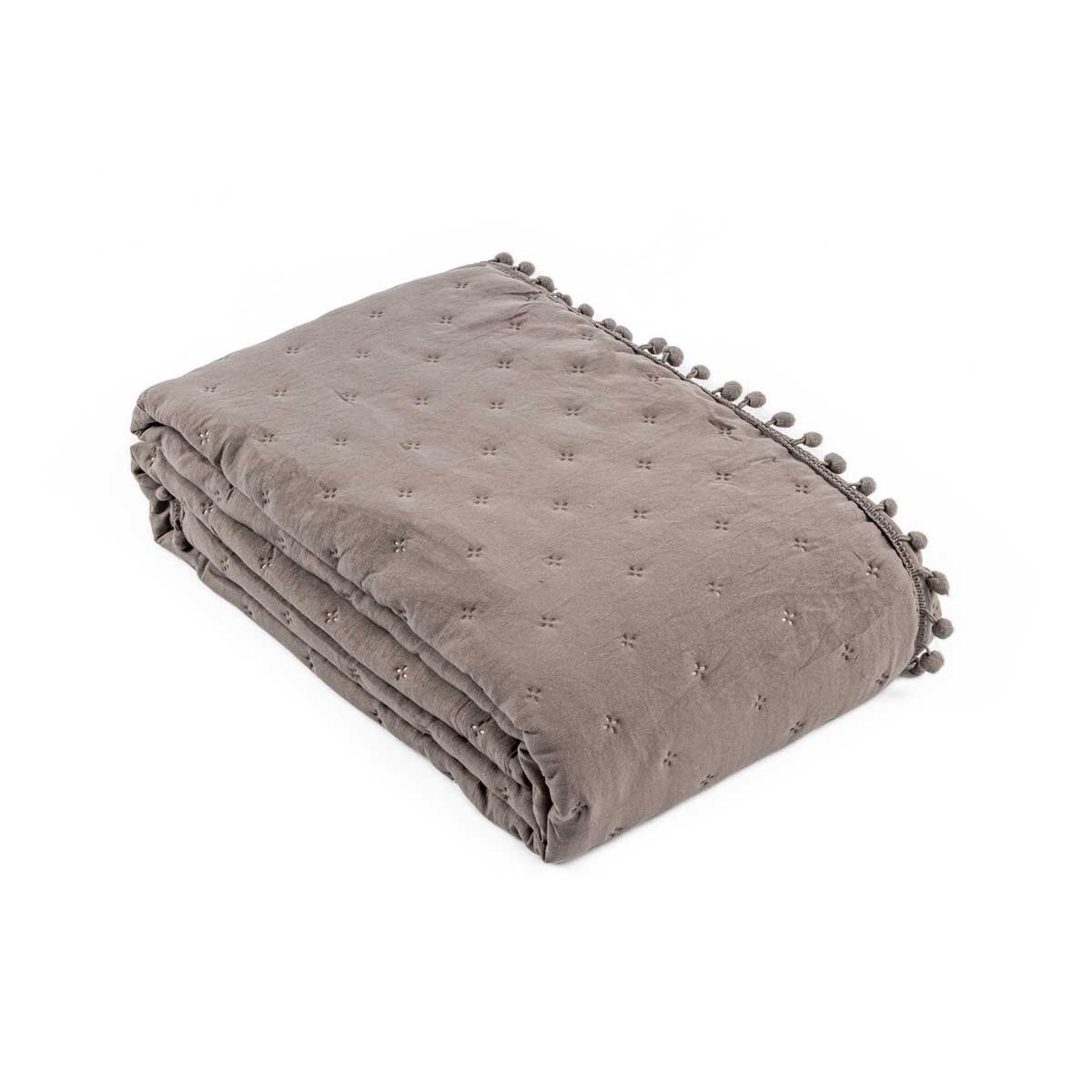 Edredão BEARcinza reversível 140x220cm