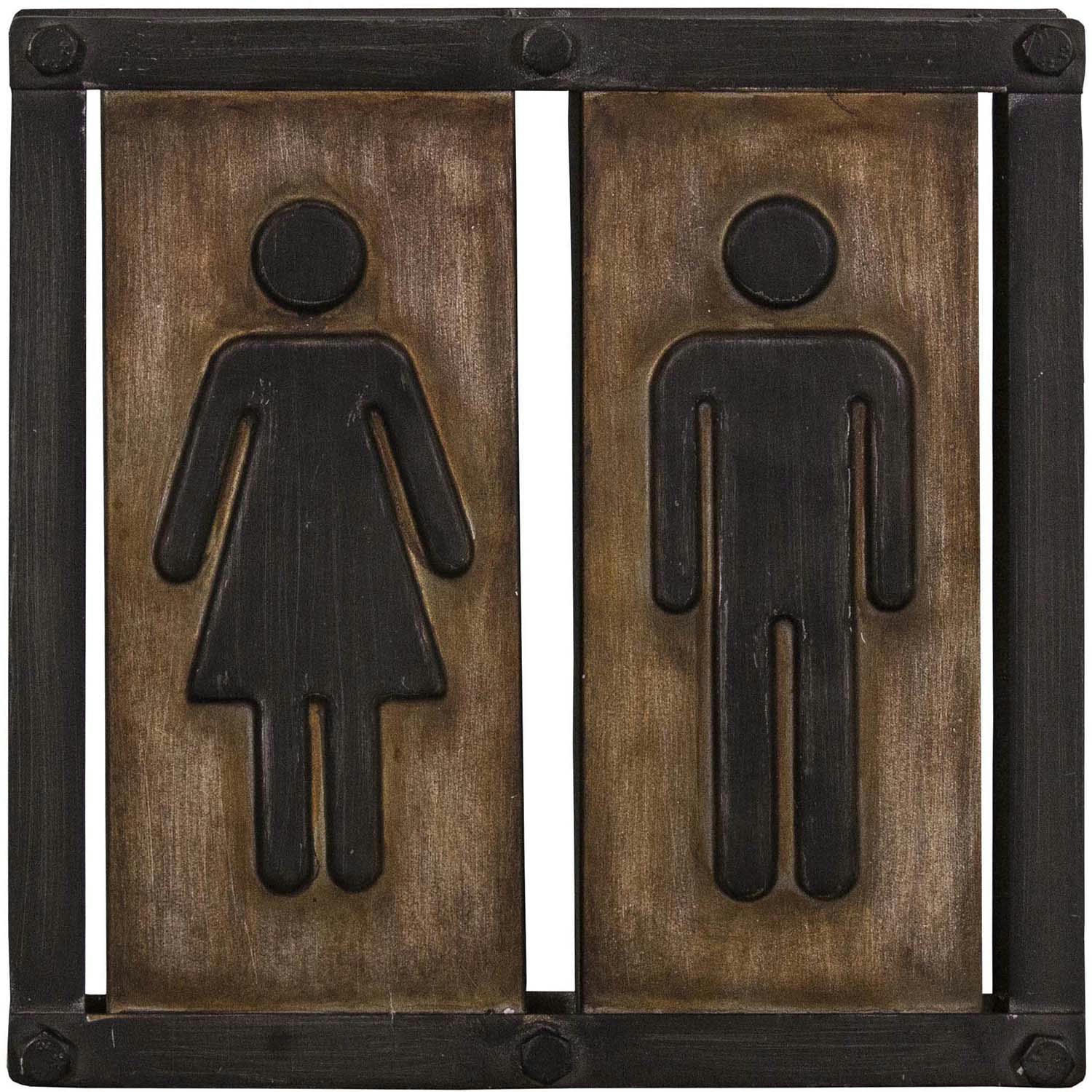 - Plaque industrielle toilettes 21.5 cm