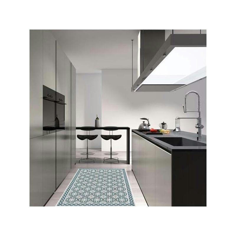 - Tapis intérieur extérieur en vinyle carreaux portuguais 240 x 170 cm