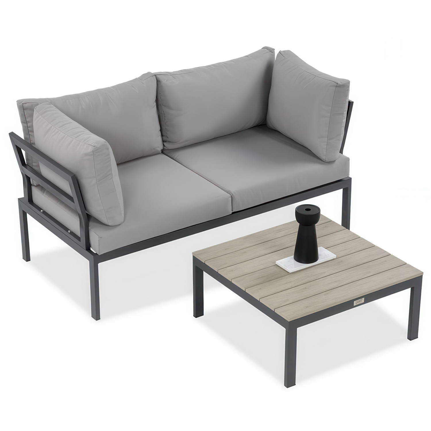 Narożnik Ogrodowy Modułowy JAVA Sofa Stolik 3w1 na Taras