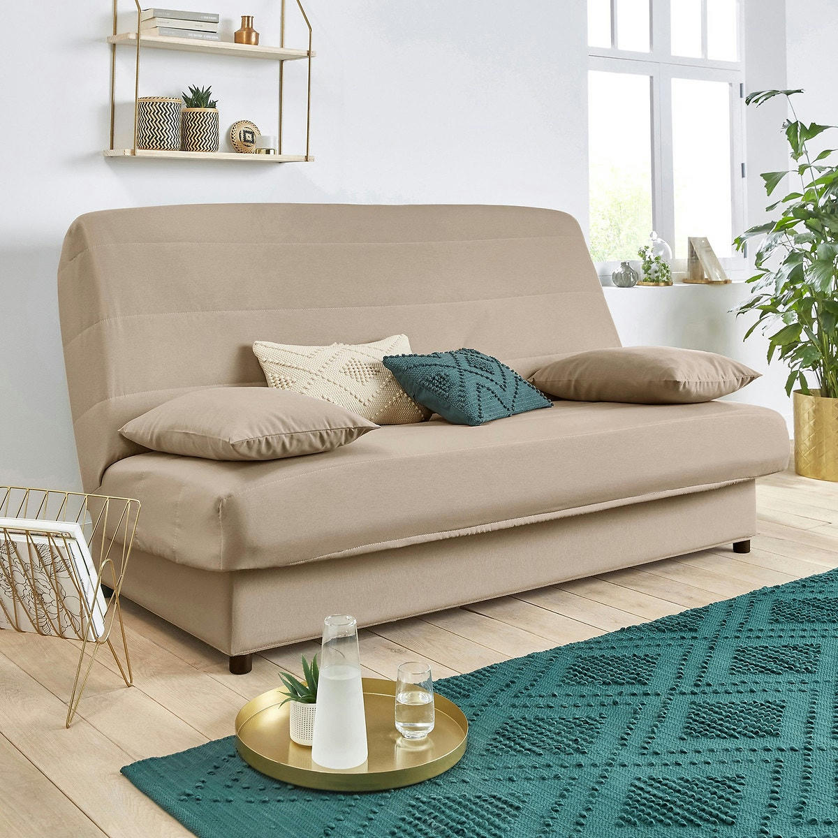 Housse polycoton pour clic-clac matelassée ASARET