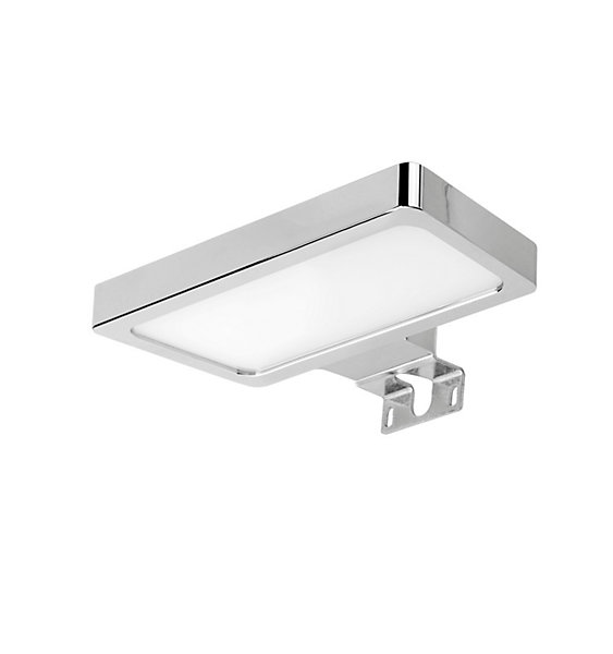 Lampe murale LED multi crochets pour miroir de salle de bain - Lumière blanche froide (5700K) - 11cm - Pisces Model