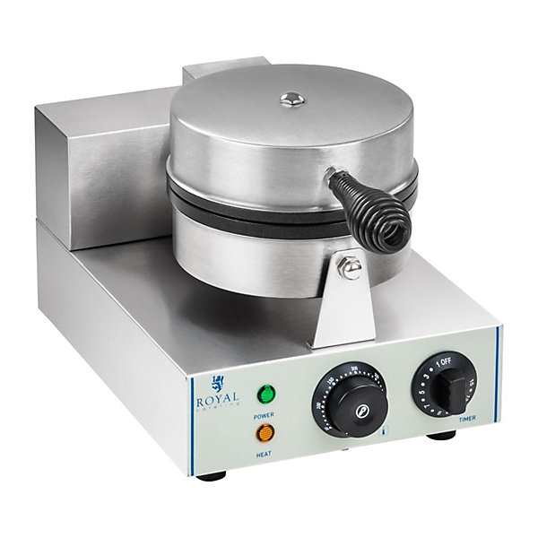 Gaufrier professionnel Teflon rond puissance 1 Helloshop26