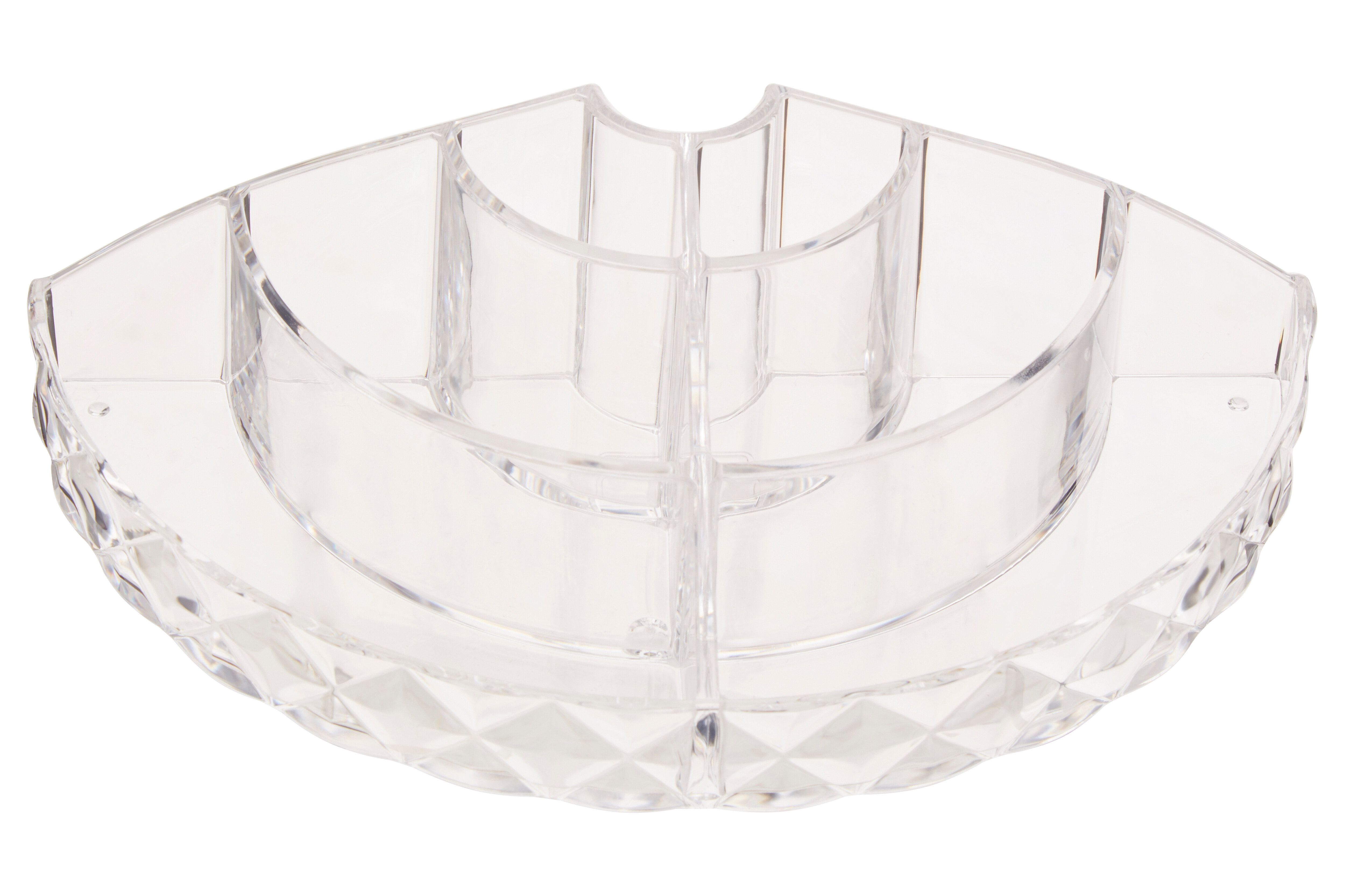 Orsina Beauty Semi Round Diamond Cosmetic Organiser