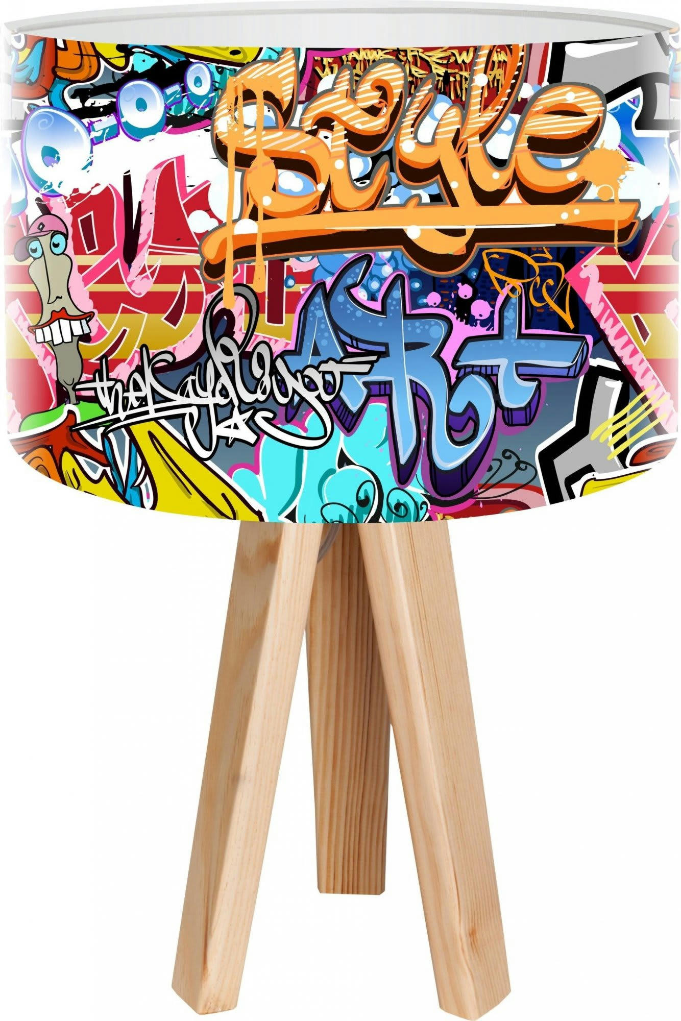 KIDS - Lampe de chevet enfant Bois Multicolore 30x30x45 cm