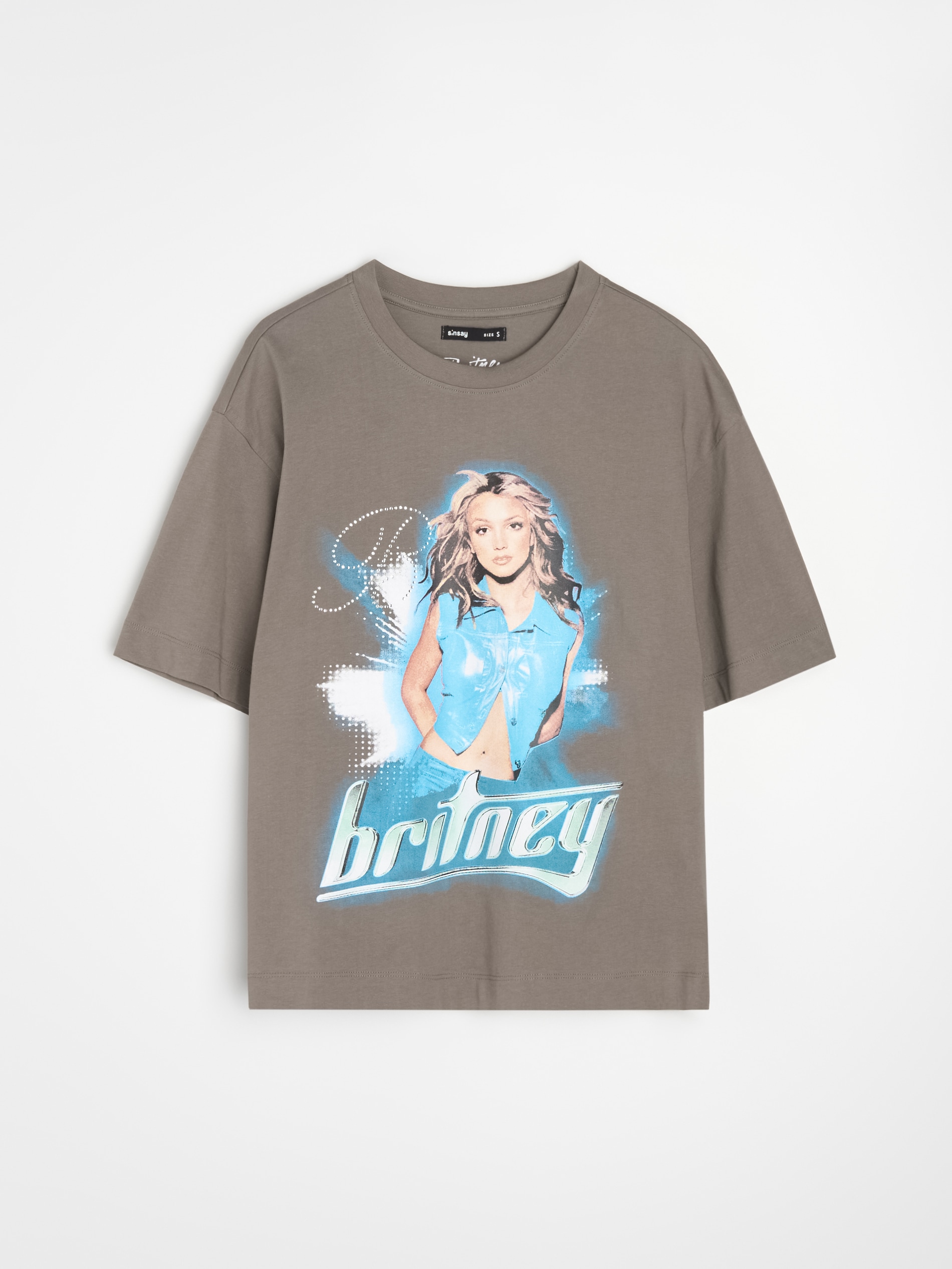 Bawełniana koszulka z nadrukiem Britney