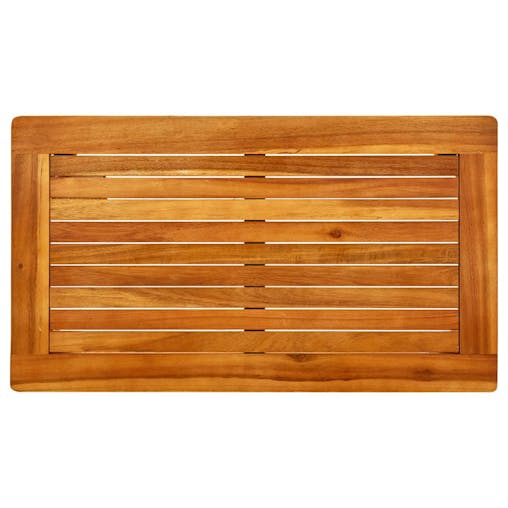 NNEVL Garden Coffee Table 70x40x36 cm Solid Acacia Wood