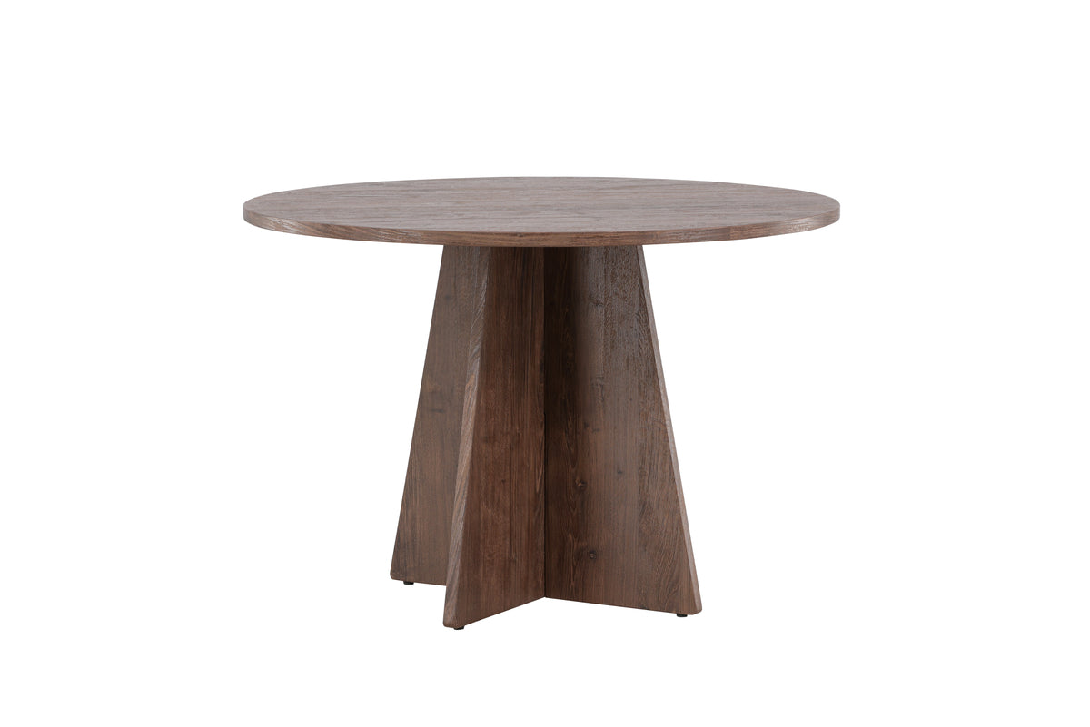 Rebellenclub Eetkamertafel Vonge - ø110 cm - Bruin