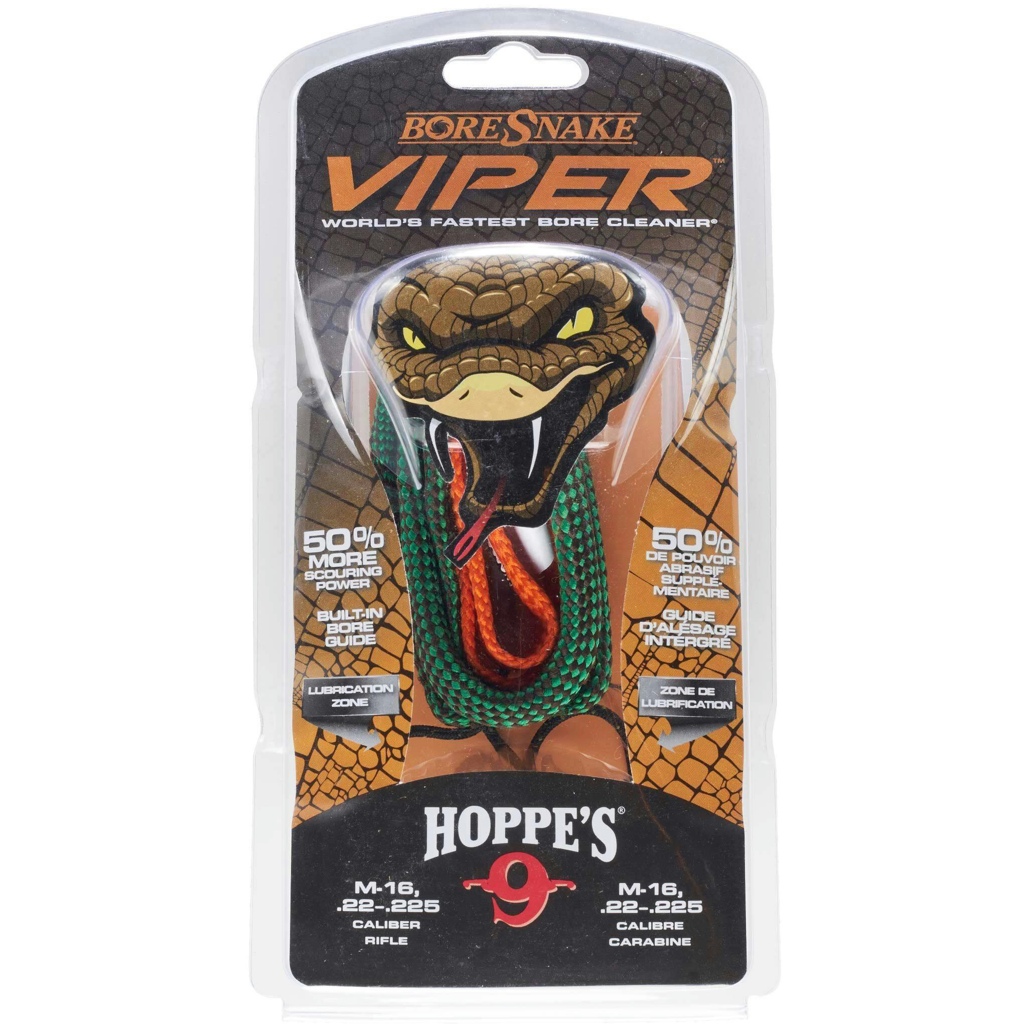 Hoppe's Boresnake Viper Hunting Gun Bore Cleaner,  .22, .223, & 5.56 Caliber