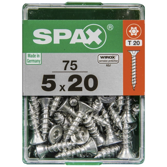 Universalschraube, T-STAR plus, 75 Stk., 5 x 20 mm