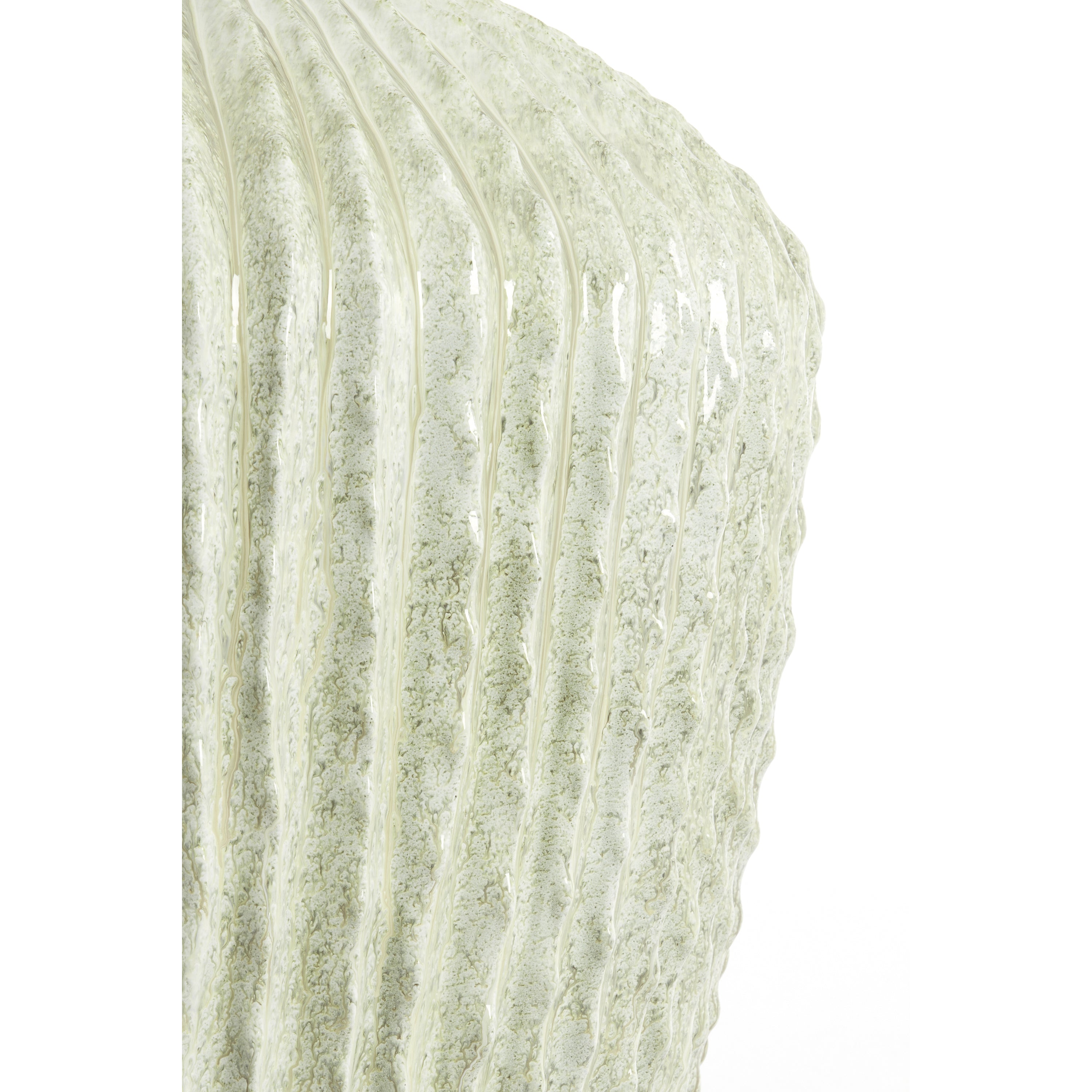 Light & Living Light&living Vaas deco Ø66x88 cm CACTI glans mint groen