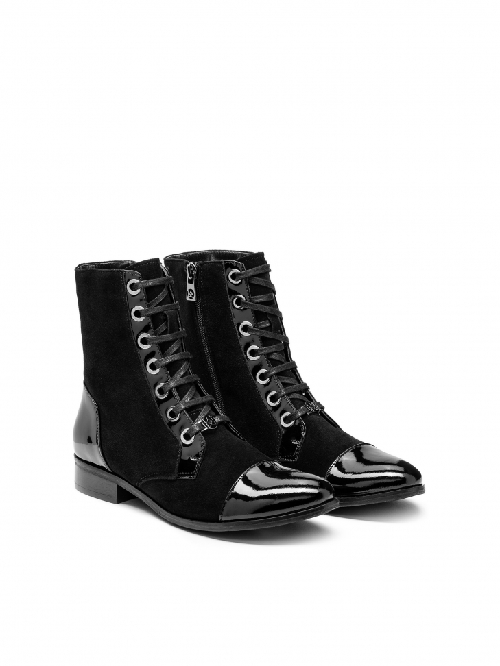 Ladies’ black ankle boots