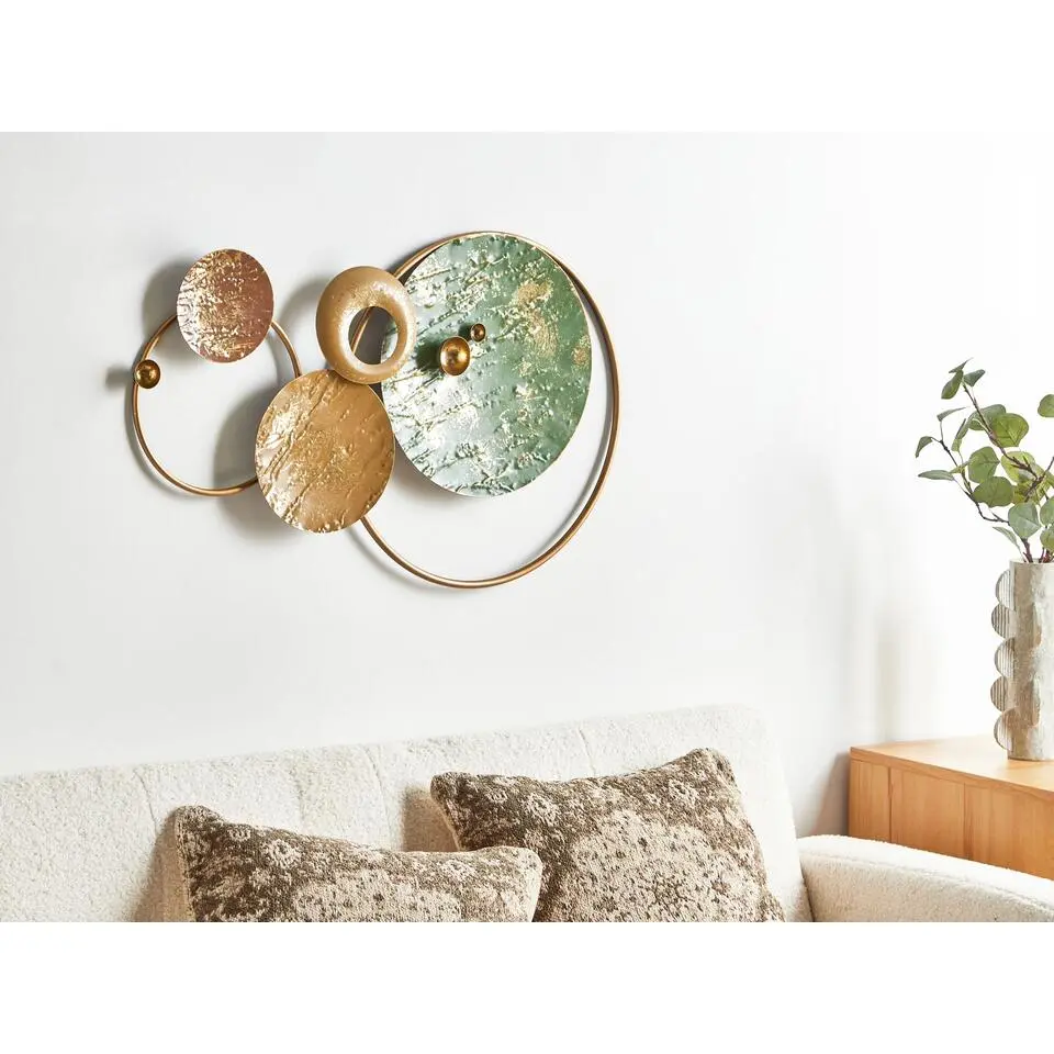 HELIUM - Wanddecoratie - Goud - Metaal