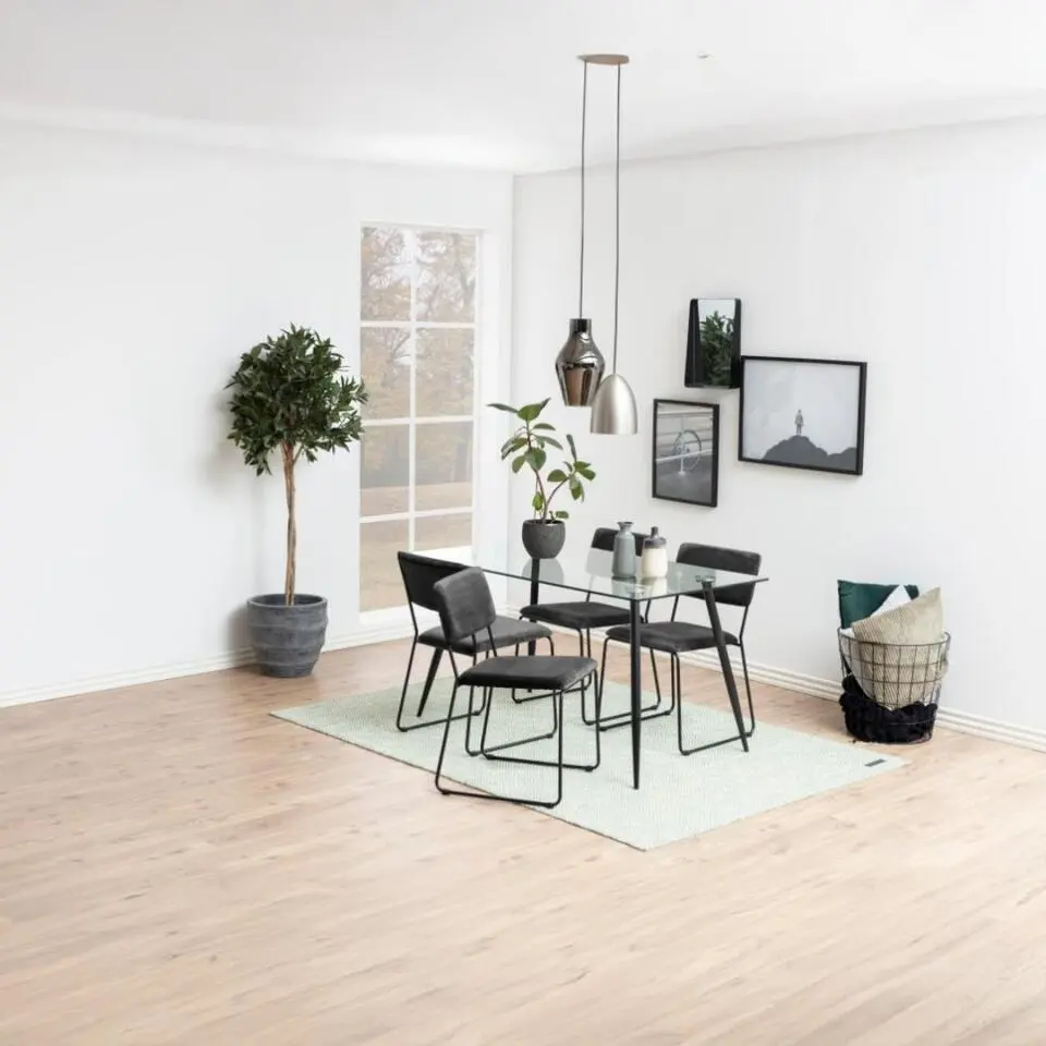 Eetkamerstoel - Donkergrijs - Zithoogte 46cm - Naver