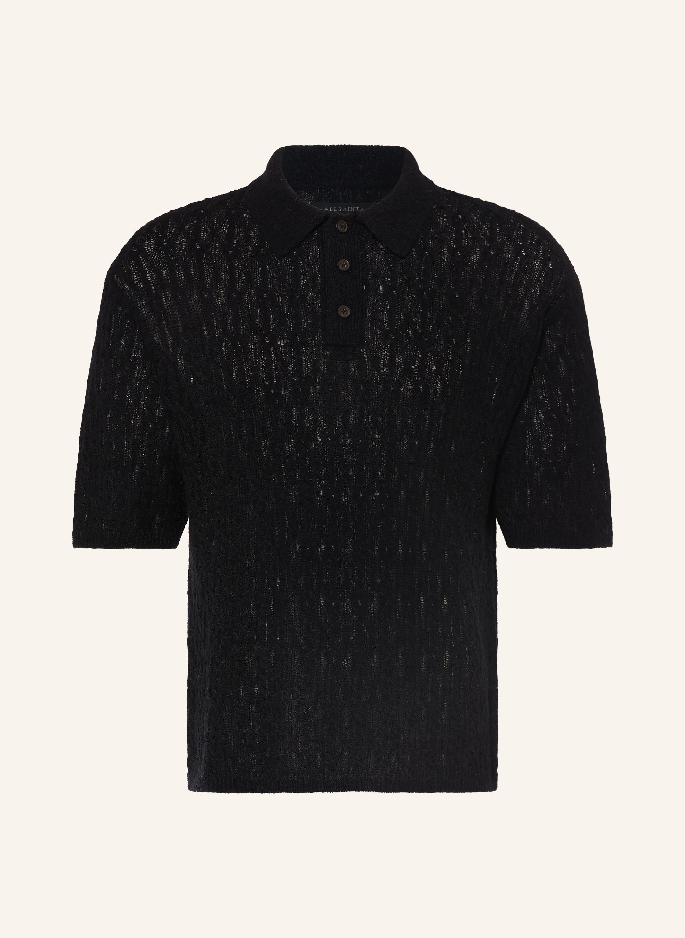 ALLSAINTS Strick-Poloshirt CYCLONE