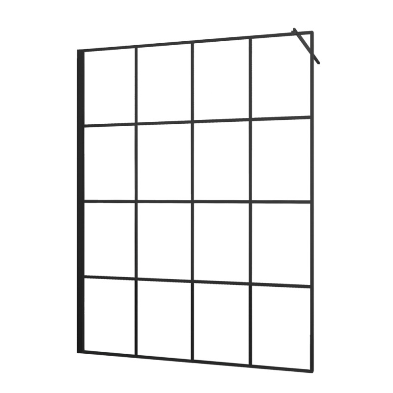 Paroi de douche Loft Game noire 180 x 200 cm ALLIBERT