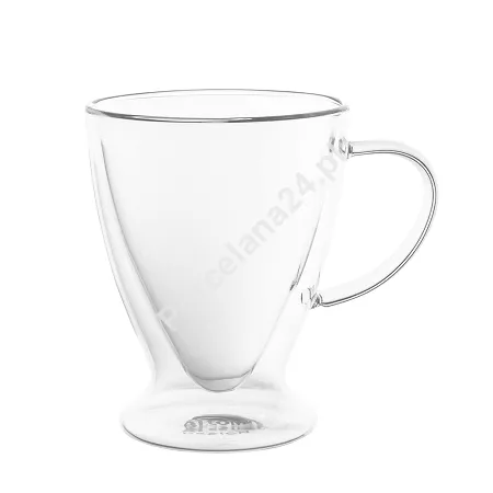 Kpl. 2 kubków termicznych 300 ml   2 złote łyżeczki Altom Design - Andrea 07.AND.8162