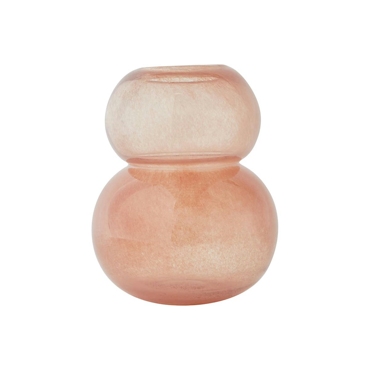 LASI - Vase rouge en verre Ø19,5xH23cm