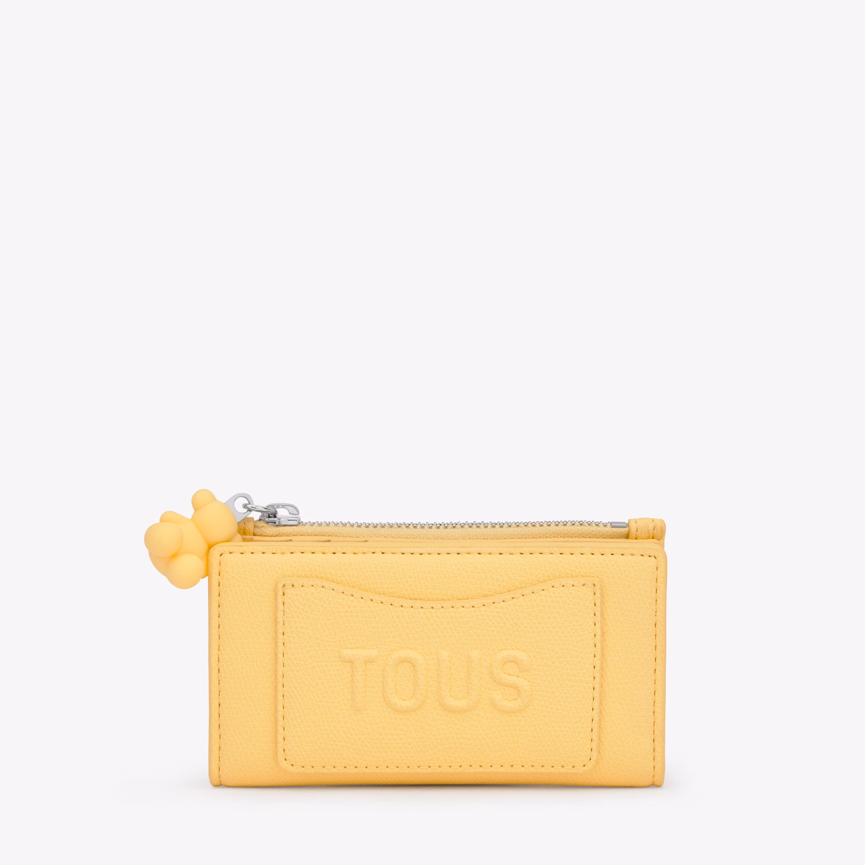 Cartera pequeña amarilla TOUS Back to basics