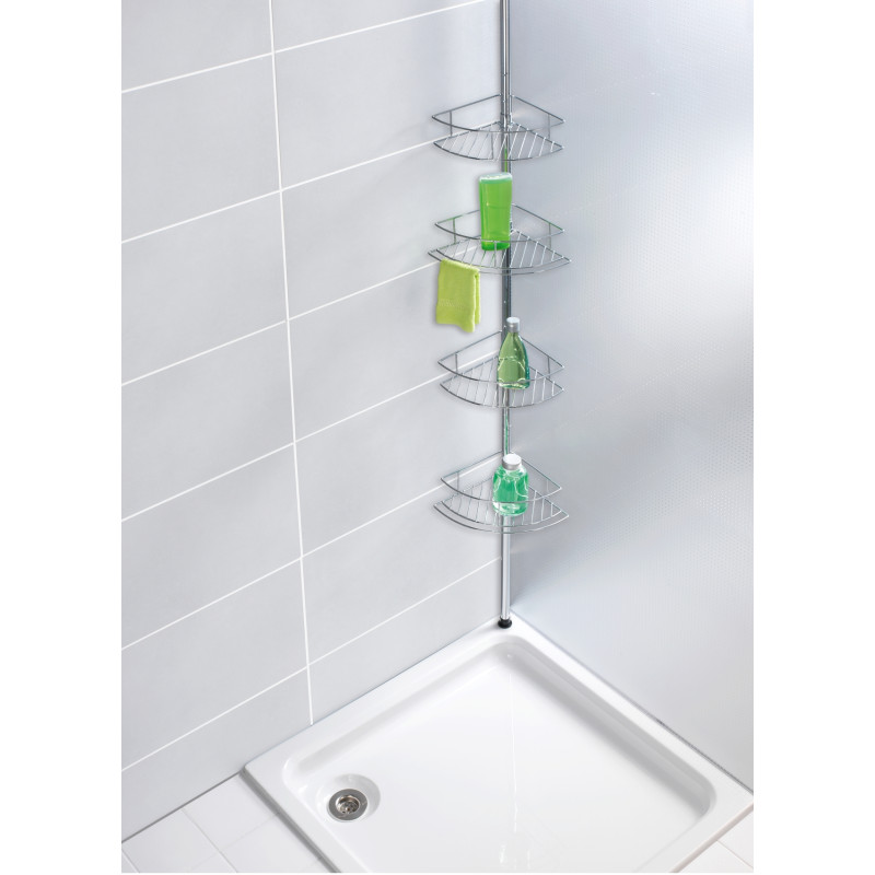 Etagère d'angle de douche télescopique Dolcedo WENKO