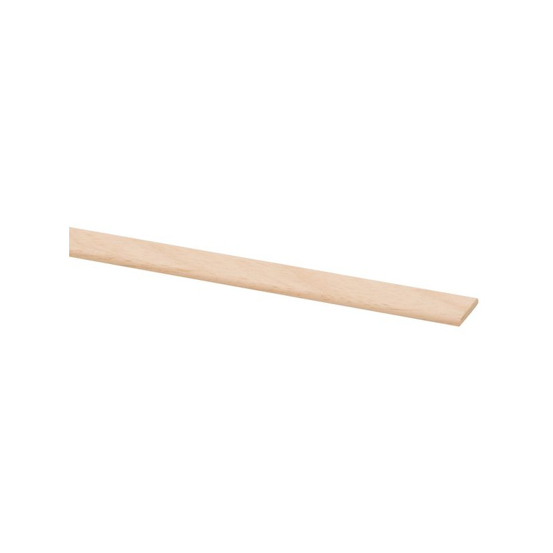 Moulure plate en marupa clair 270 x 3 x 0,4 cm