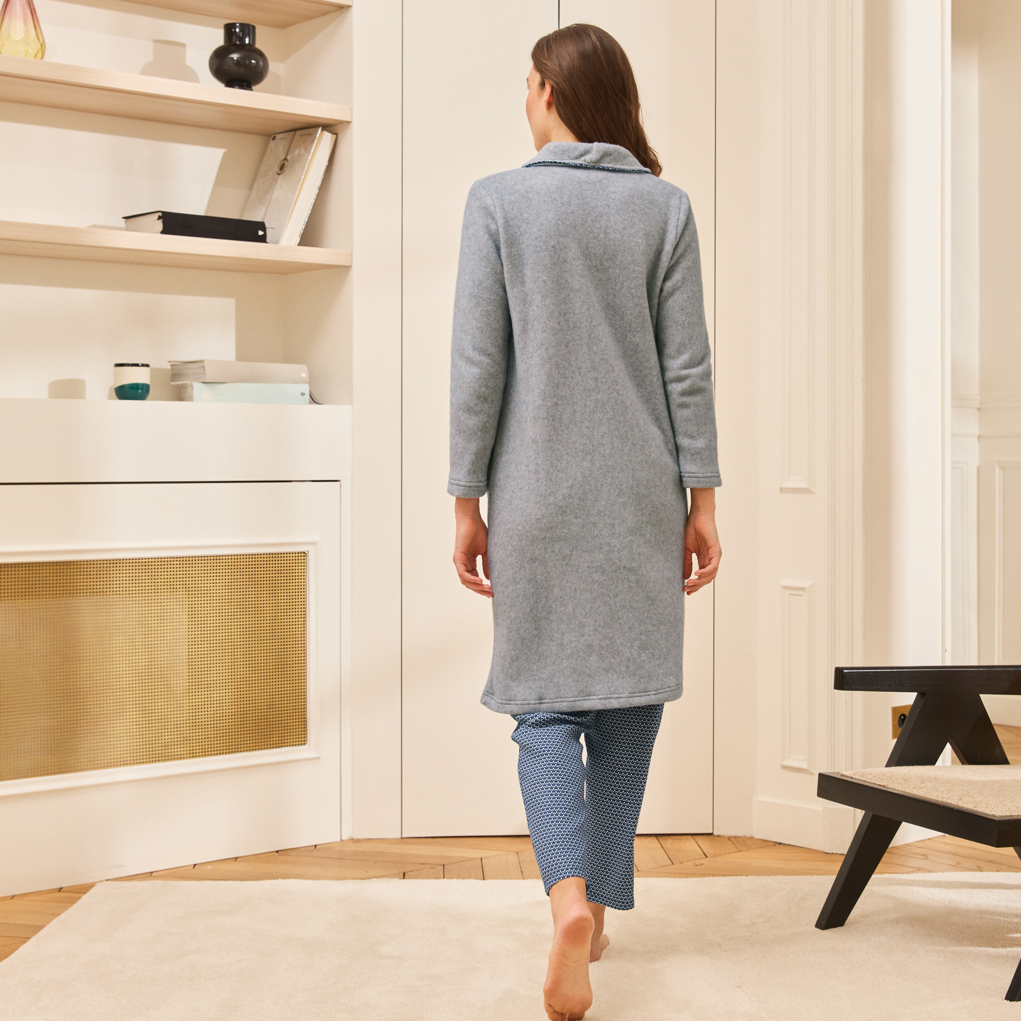 Robe de chambre femmeBleu de minuit