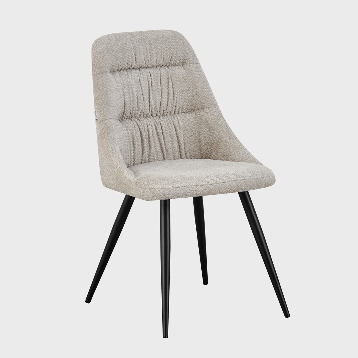 Krzesło QUERCIA Szare 56x48x85 cm