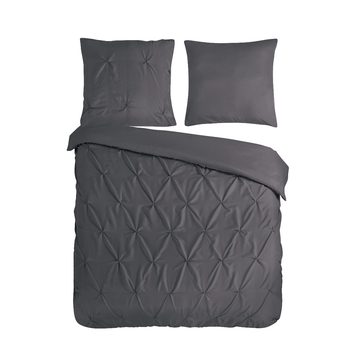 Pure Dekbedovertrek Micropercal Elegance - anthracite