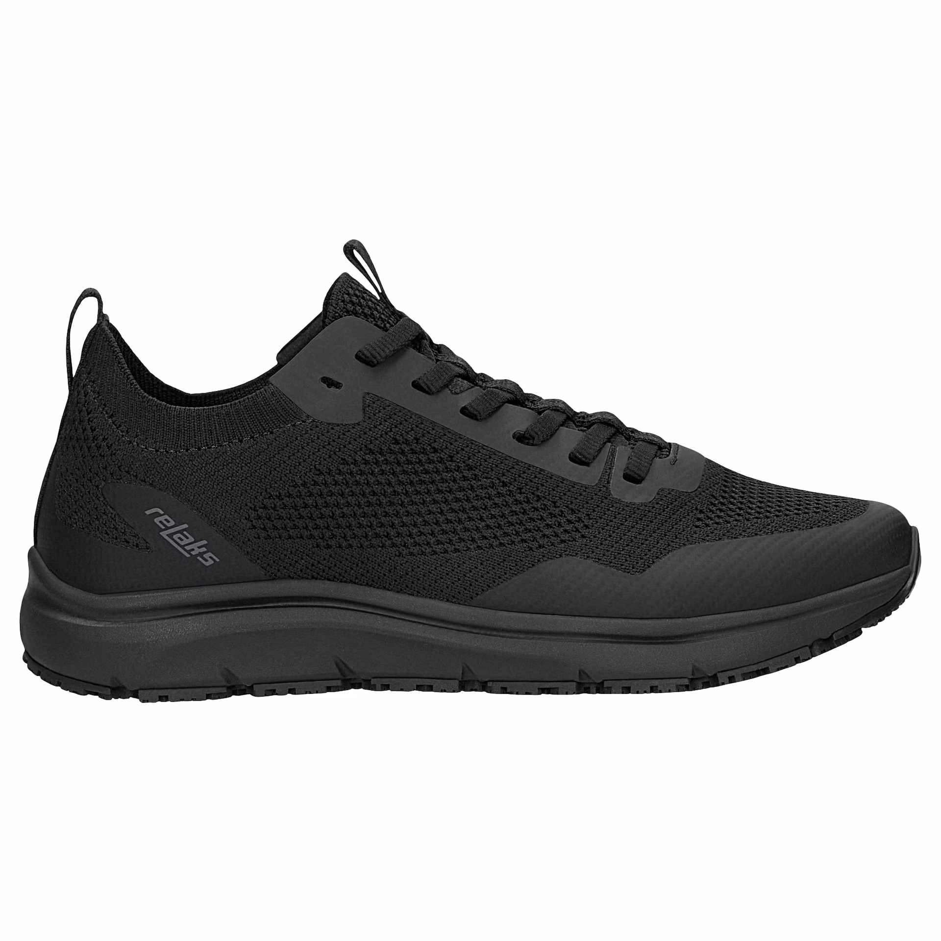 Czarne siateczkowe sneakersy RELAKS