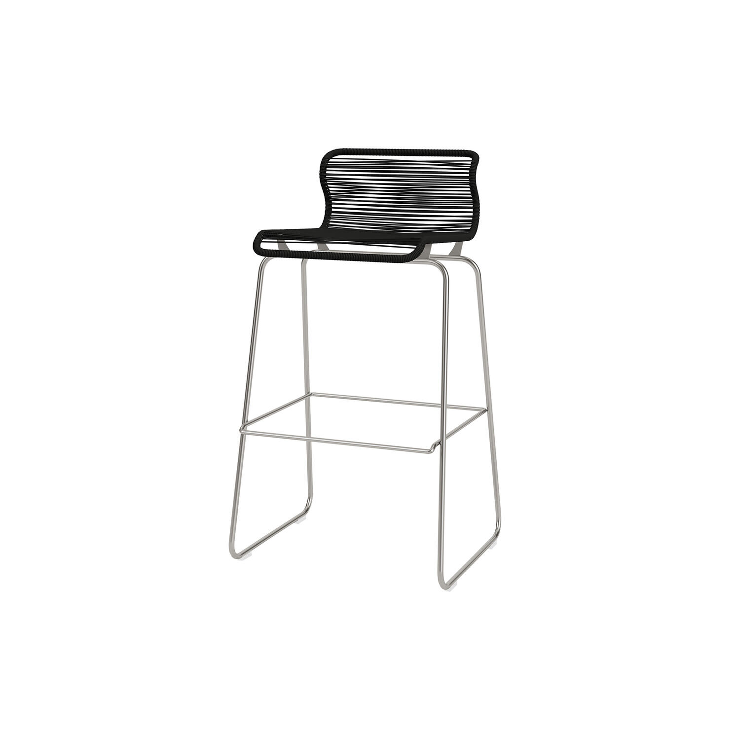 Panton One Bar barstol, clark/steel