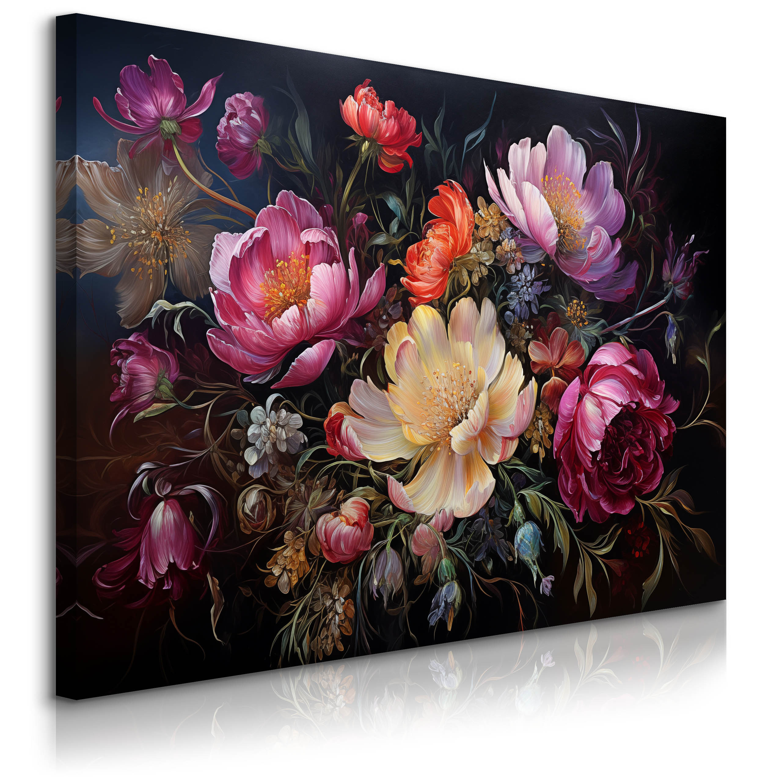 Obraz Abstrakcyjne Piwonie 30x20cm