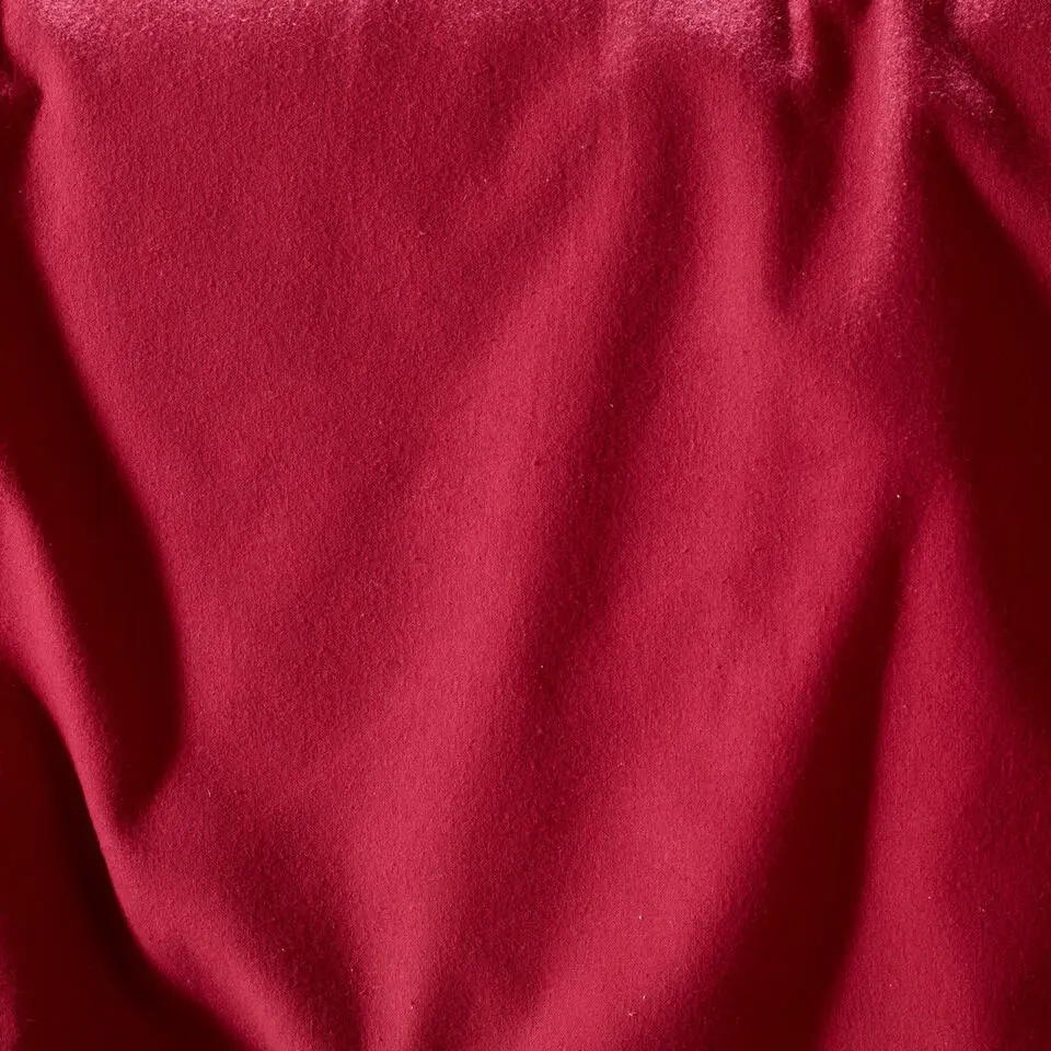 De Witte Lietaer Dekbedovertrek Laura Burgundy - 240 x 220 cm - Flanel