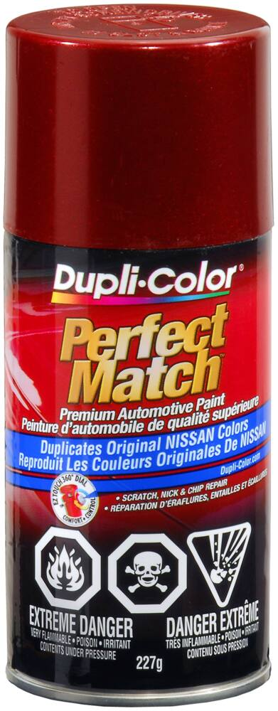 Dupli-Color Perfect Match Premium Acrylic Lacquer Automotive Aerosol Spray Paint, Burgundy Berry Metallic (AH2), 227-g