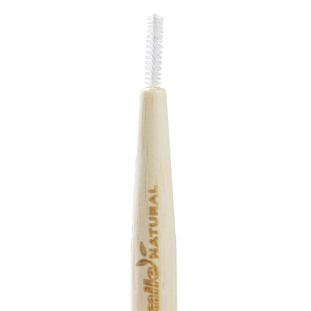 Lot de 6 brossettes interdentaires 2mm manche bambou