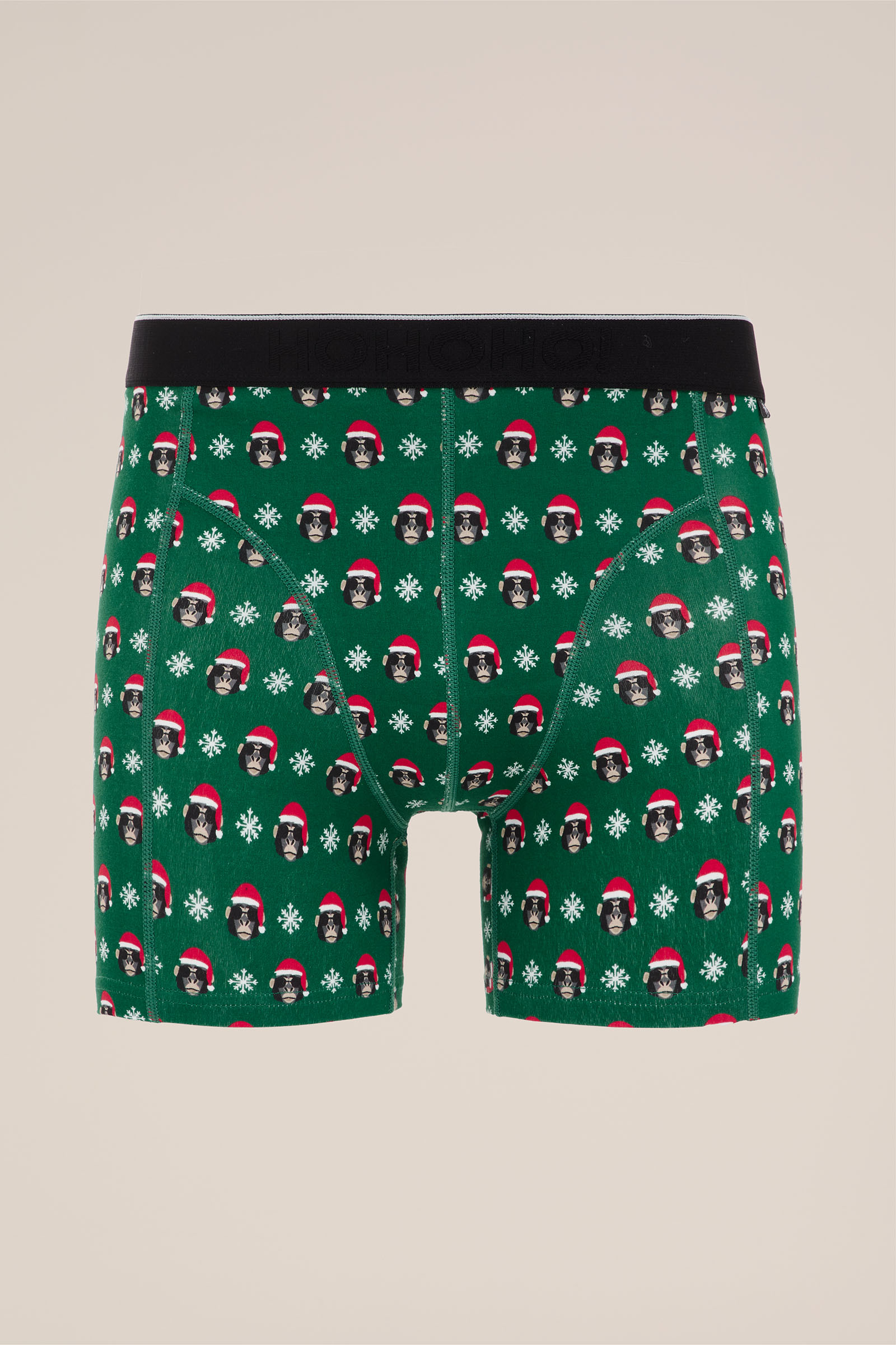 Heren boxershort met kerstprint