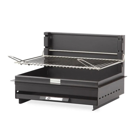 Barbecue charbon Montory noir   Chariot en acier - Le Marquier