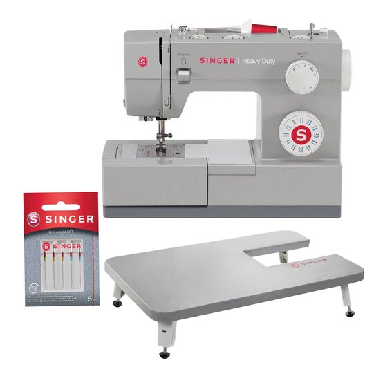 Singer 4423 Heavy Duty Sewing Machine and Extension Table Bundle