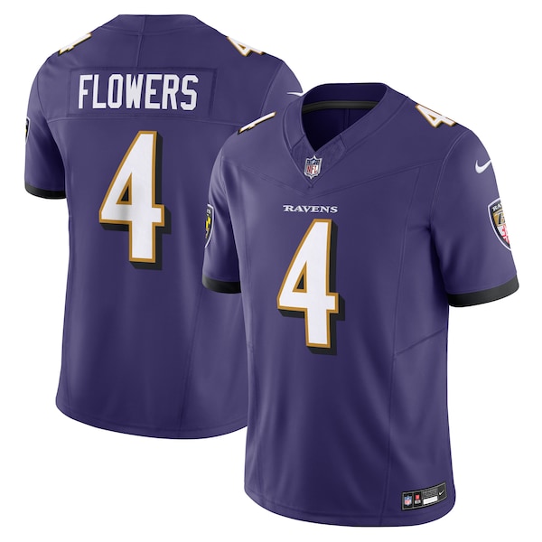 Zay Flowers Baltimore Ravens Nike Vapor F.U.S.E. Limited Jersey - Purple/Black