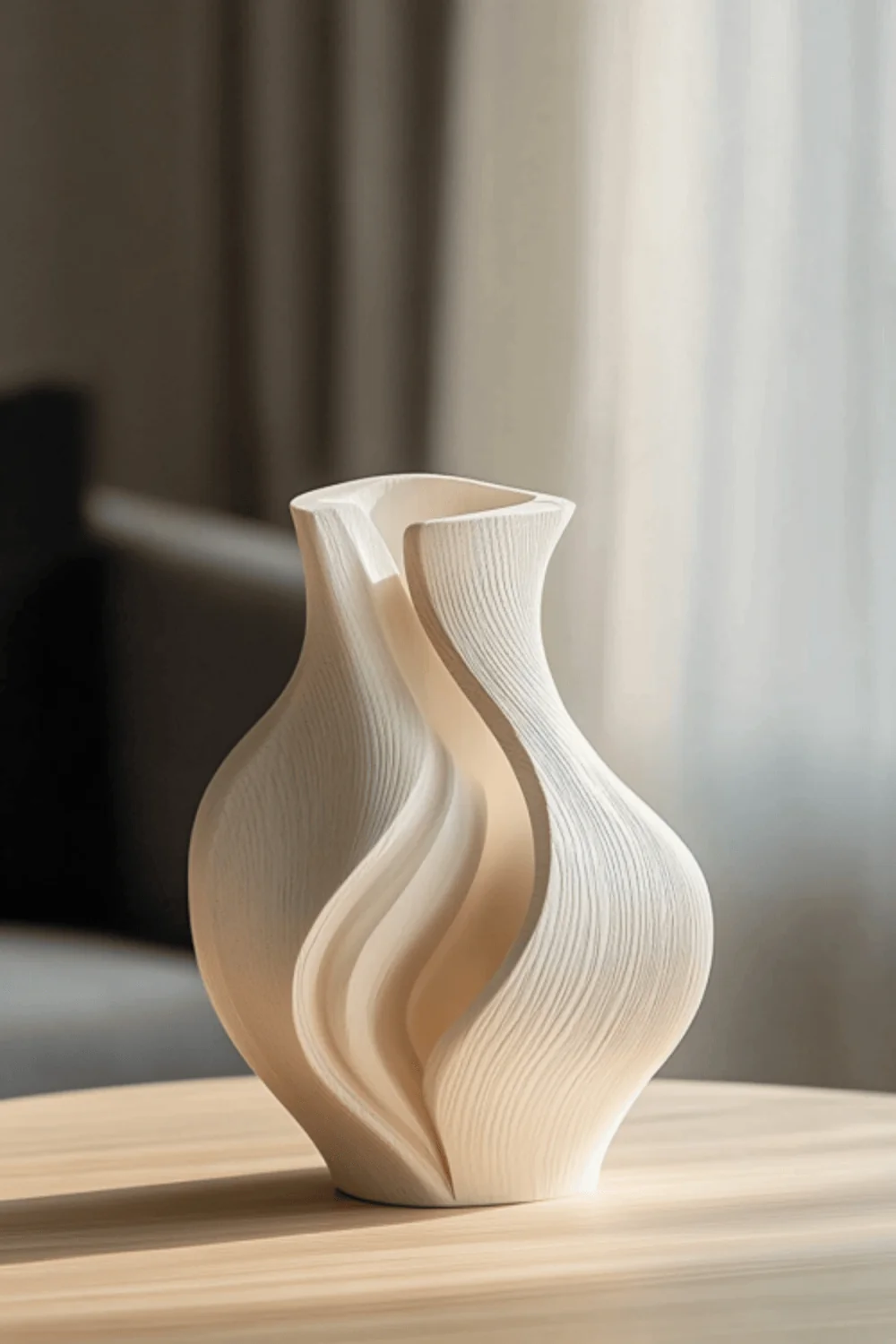 Vase Wood Sculpture #WG075