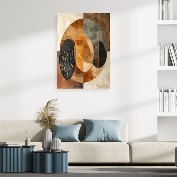 Obraz do salonu sypialni biura spa, Abstrakcja geometryczna 20x30