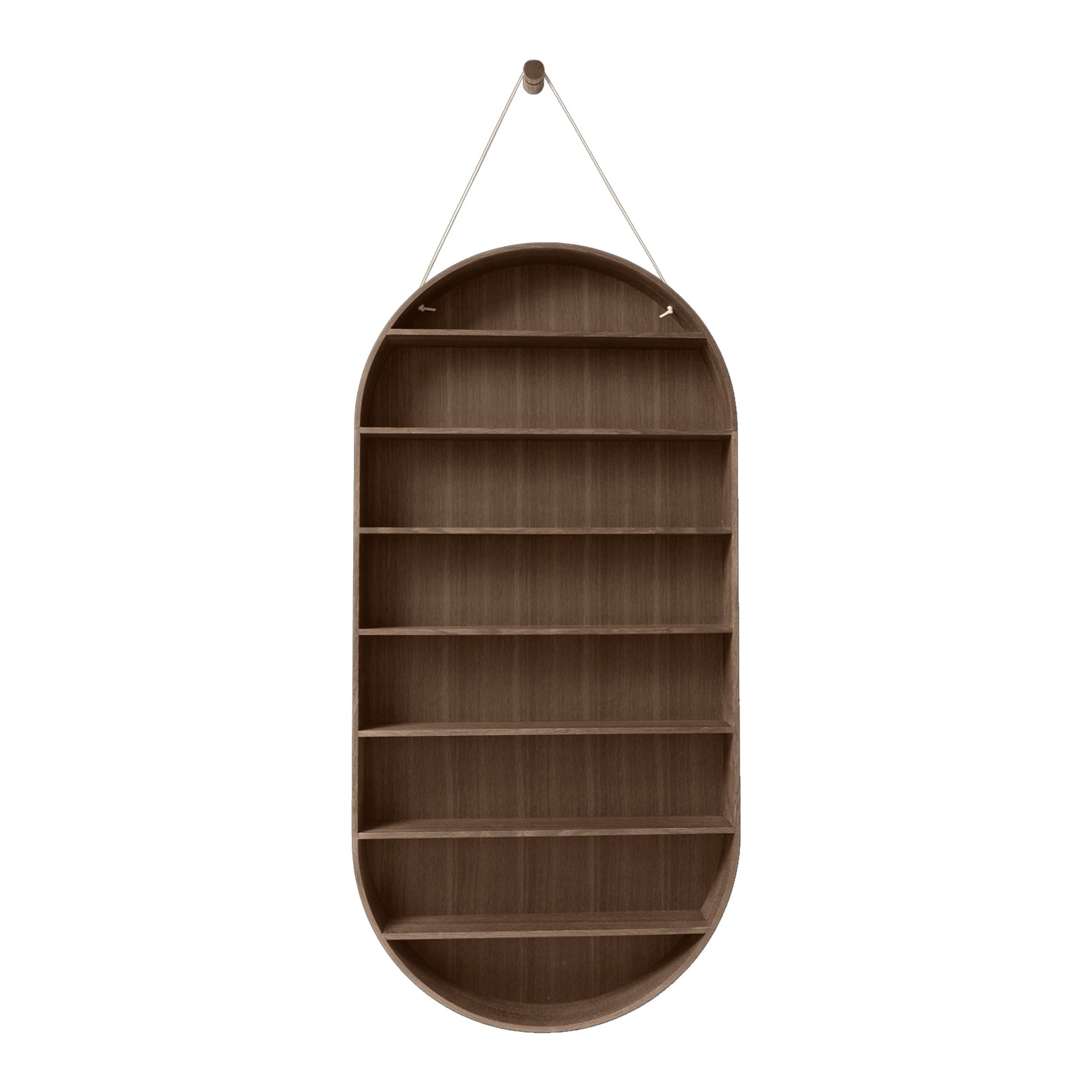 Ferm Living Oval Dorm Wandrek - Smoked Oak