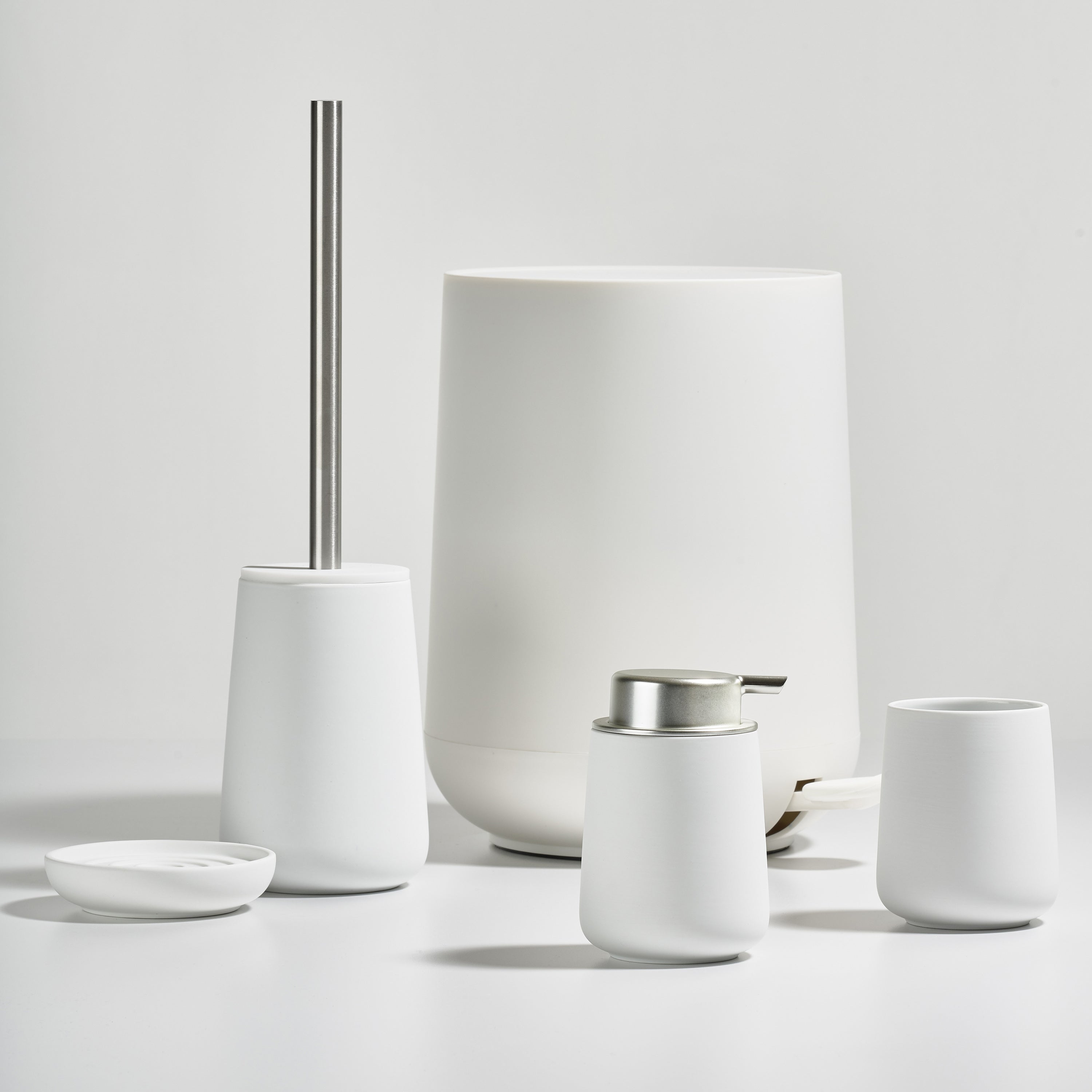 Zone Denmark Nova Toiletborstel met Houder - Wit