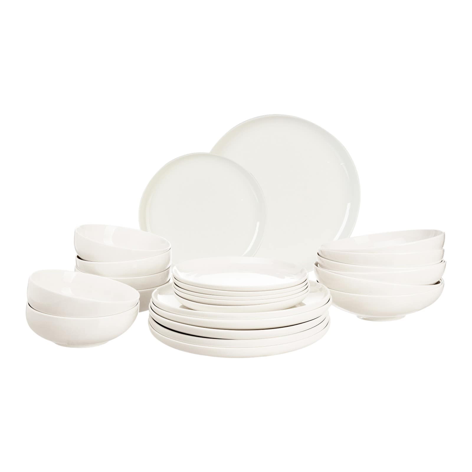 Geschirr-Set Luna für 6 Personen Creme, 24 -tlg.