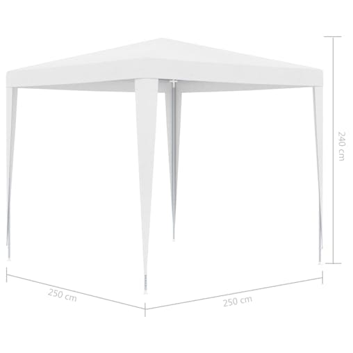 NNEVL Party Tent 2.5x2.5 m White