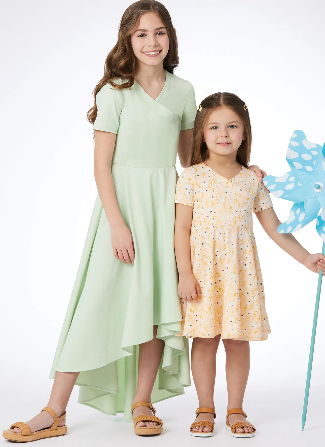 McCall's Sewing Pattern Children's and Girls' Knit Dresses