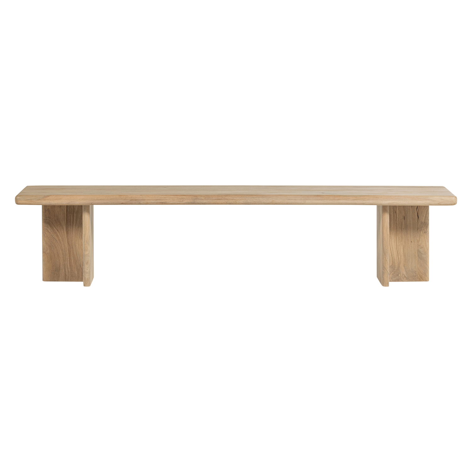 WOOOD eetbankje 220 cm Ato - Mangohout - Naturel - 47x220x45
