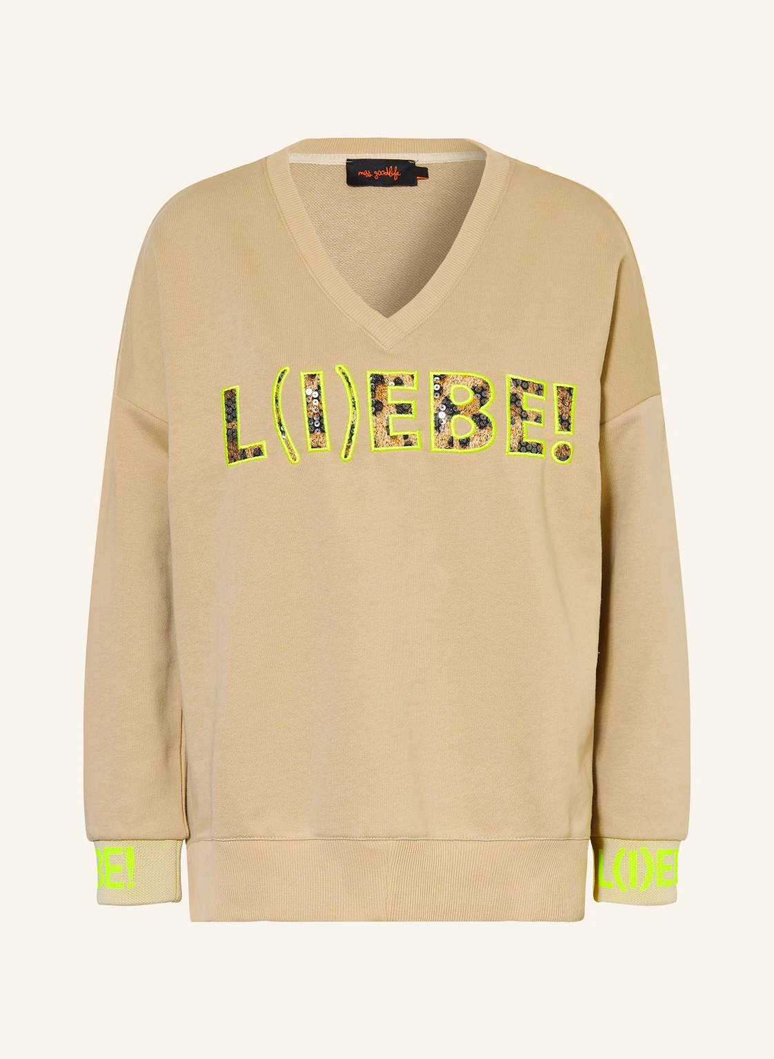 miss goodlife Sweatshirt mit Pailletten