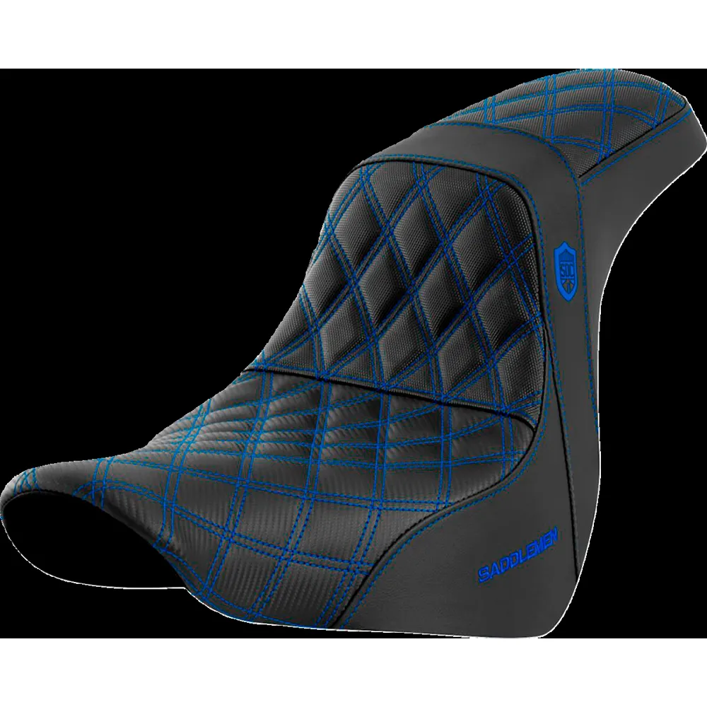 Saddlemen Pro Series SDC Performance Harley Davidson FLSB 1750 ABS 18-21/FXLR 1750 ABS 18-20 SC81829BLU motorcycle seat