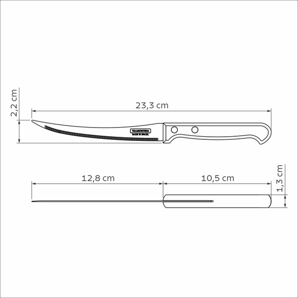 Messer »LANDHAUS«, für Tomaten, 23 cm